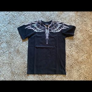 Marcelo Burlon White Wings Black T-Shirt